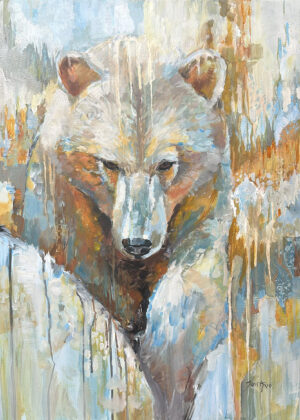 Isäkarhu - 50x70cm maalaus